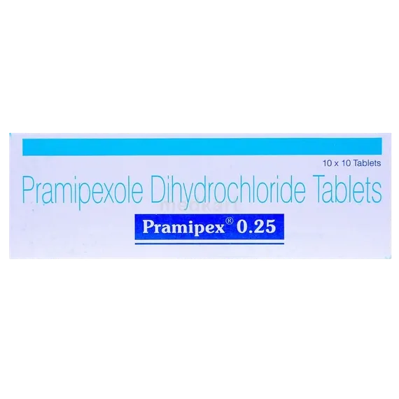 pramipex 0.25mg tablet 10's